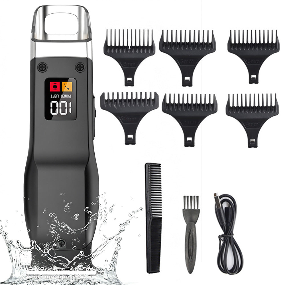 Rechargeable Men Hair Clipper Wet Dry Use for Home Dorm Barber Shop