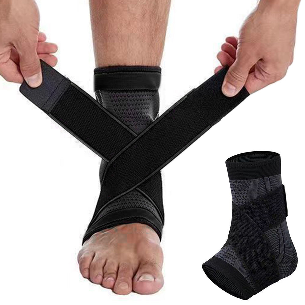 Sports Ankle Brace Support Compression Sleeve for Foot Stabilization Unisex