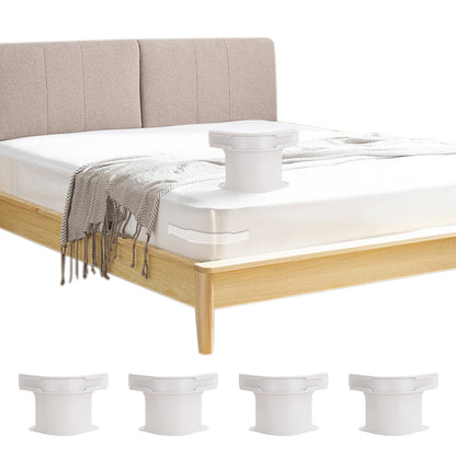 4Pcs Lock Bed Sheet Holders Set with 4 Retaining Strips Fit All Mattress Size