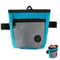 Hands-Free Dog Treat Pouch with Adjustable Belt and Quick Access Waste Bag Dispenser