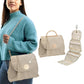 Large Capacity Water-resistant Toiletry Bag Travel Bag with Hanging Hook