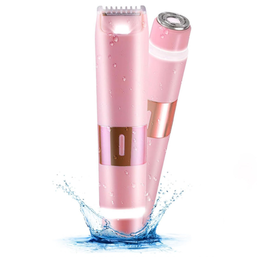 Rechargeable Bikini Trimmer for Women Dual Head Electric Razor Body Hair Trimmer