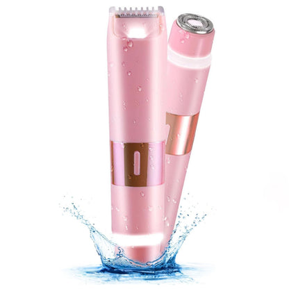 Rechargeable Bikini Trimmer for Women Dual Head Electric Razor Body Hair Trimmer