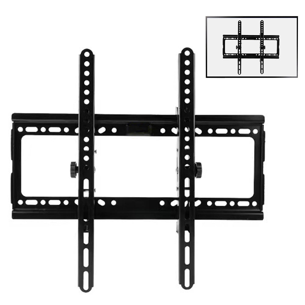Universal Tilt TV Wall Mount Bracket Adjustable Low Profile Steel Mount