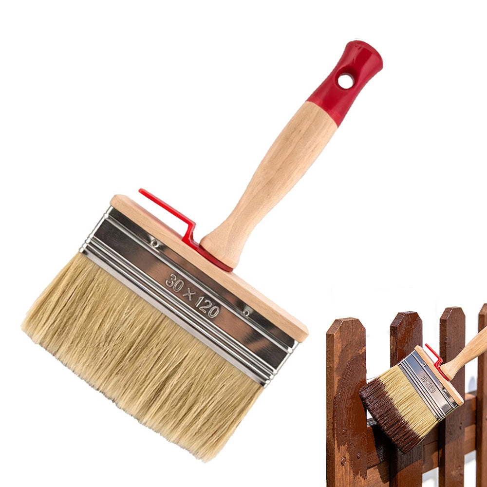 Thickened Square Paint Brush 3 cm PET Bristle for Wall Fence Door
