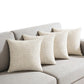 2X2 Pack Chenille Knit Throw Pillow Covers for Couch Bed