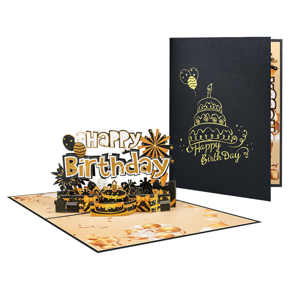 3D Pop Up Happy Birthday Card with Envelope