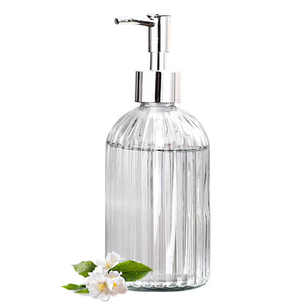 450ml Glass Soap Dispenser for Kitchen Bathroom