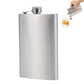 Stainless Steel Hip Flask for Men Portable Leak Resistant Pocket Liquor Bottle for Outdoor Travel