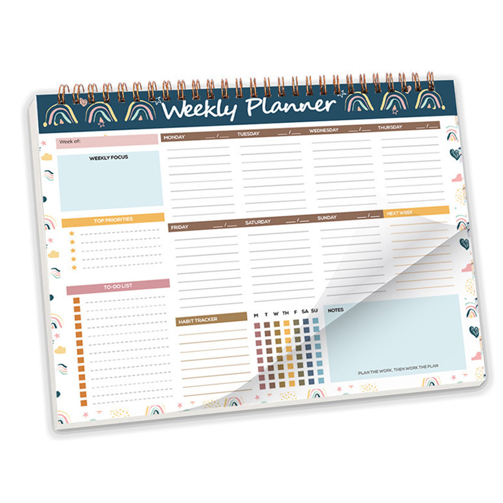 Weekly To Do List Notepad Undated Planner With 52 Sheets Weekly Planner