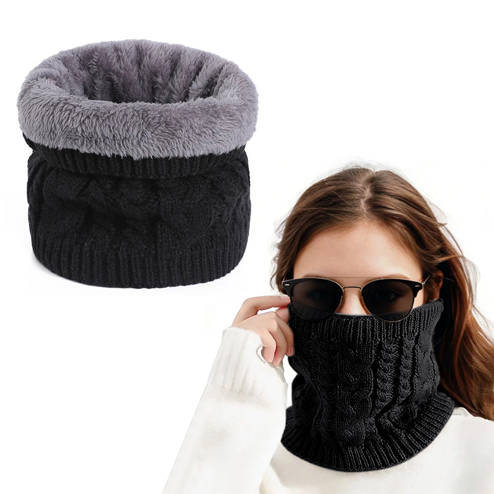 Winter Neck Gaiter Fleece Thick Neck Warmer Cover Ski Gaiters for Men Women