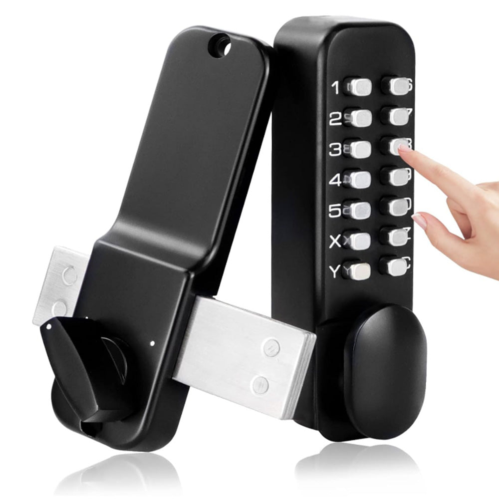 Keyless Entry Lock Mechanical Door Lock with Keypad Set Waterproof Lock