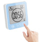 Digital Temperature Humidity Meter Water-Resistant Bathroom Alarm Clock