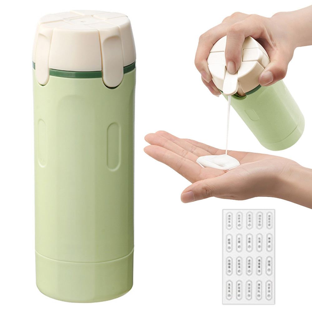 4 in 1 Leak-Proof Travel Dispenser for Shampoo Cosmetic Travel Bottle