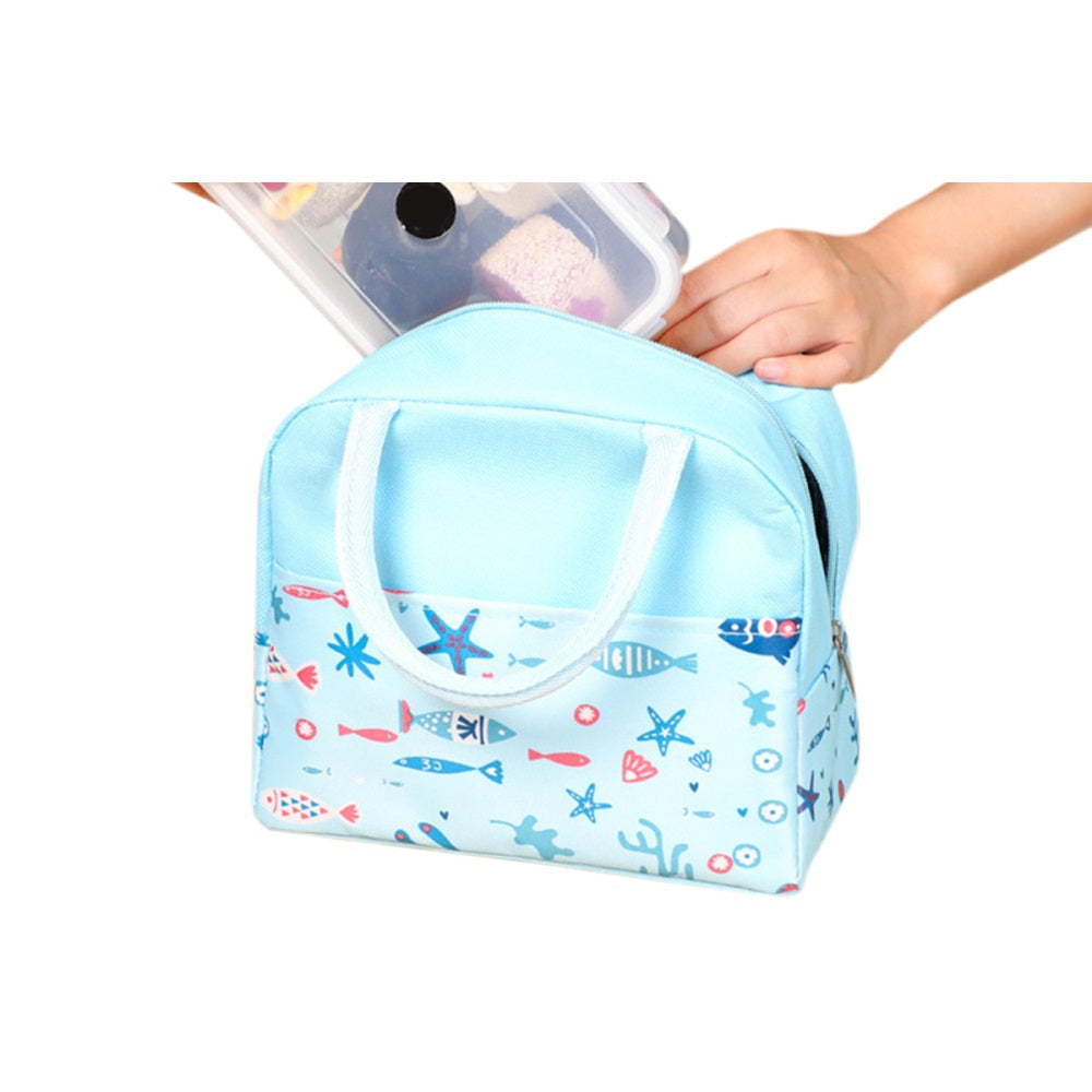 High-Capacity Oxford Cloth Lunch Bag Tote Bag