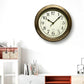 Silent Battery Powered Vintage Round Wall Clock