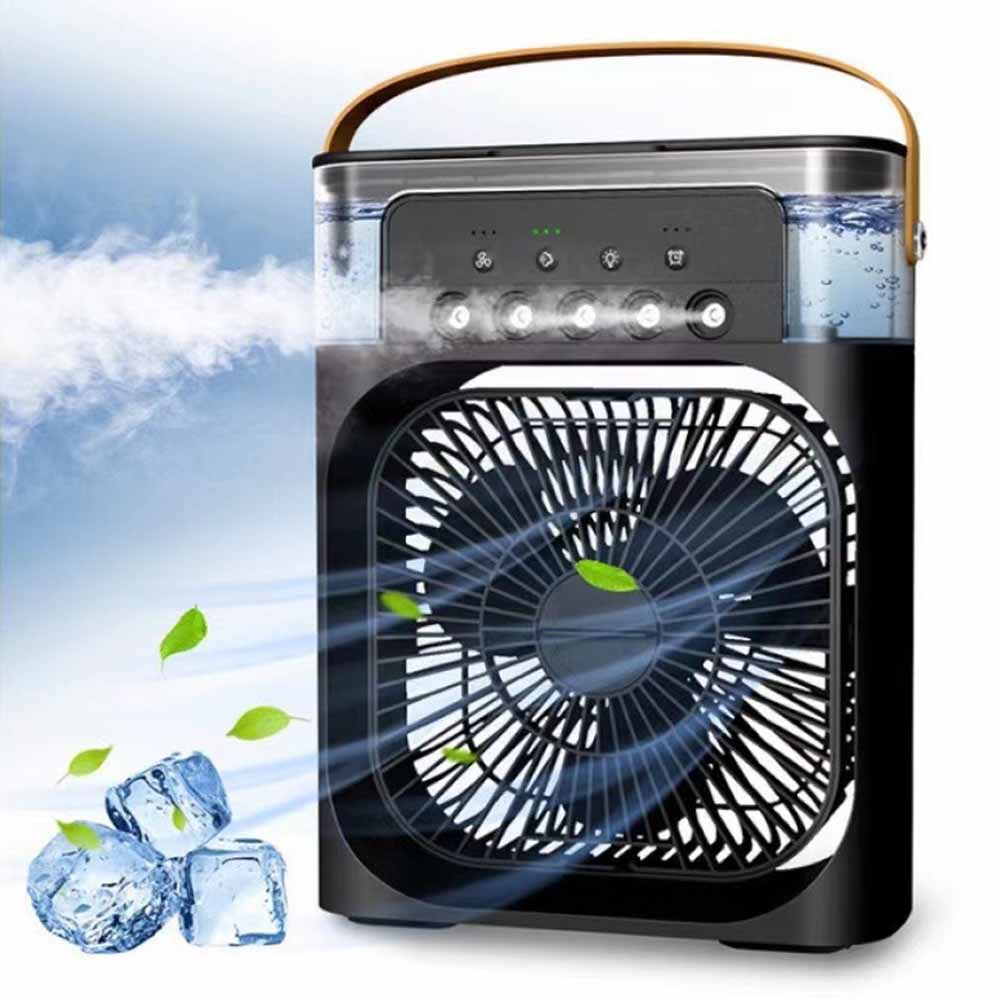 Air Cooler USB Misting Fan 3 Speeds 500ML Water Tank Desk Fan