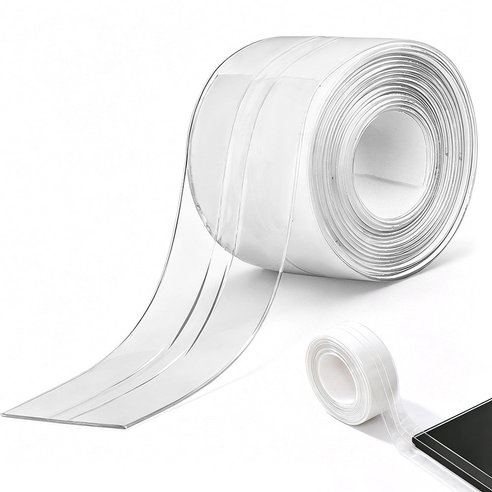 PVC Self-Adhesive Sealing Strip Water-Resistant Oil-Proof Caulk Tape for Kitchen Sink Toilet