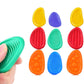 6Pcs Silicone Fidget Toy Sensory Stone Textured Worry Stone Adults Stress Relief Toy