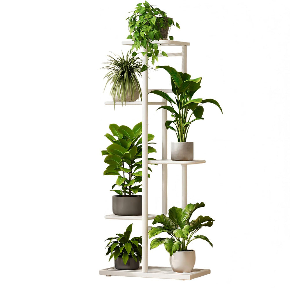 Five Tier Metal Plant Stand Indoor Balcony Shelf