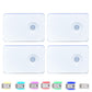4Pcs Motion Sensor Night Light Stair Lights Indoor for Hallway Stairway Bathroom