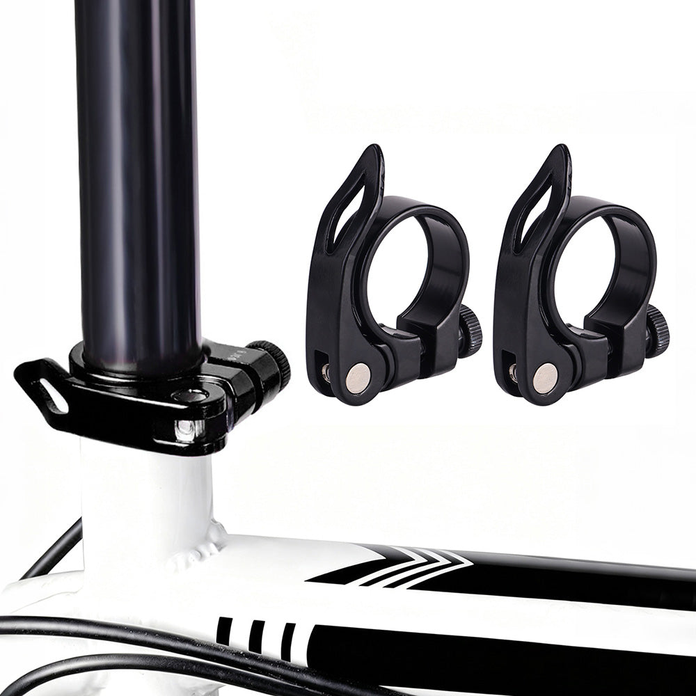 2 PCS Bike Seat Post Clamps for Mountain Road and Folding Bikes