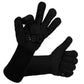 Pair of Heat-Resistant Grilling Silicone Gloves