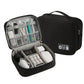 Large Digital Electronics Travel Organizer Bag with Adjustable Dividers