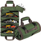 Roll-Up Hardware Tool Storage Bag with Detachable Zipper Pouch
