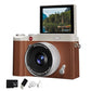 4K Digital Camera for Photography Autofocus Vlogging Camera 64MP