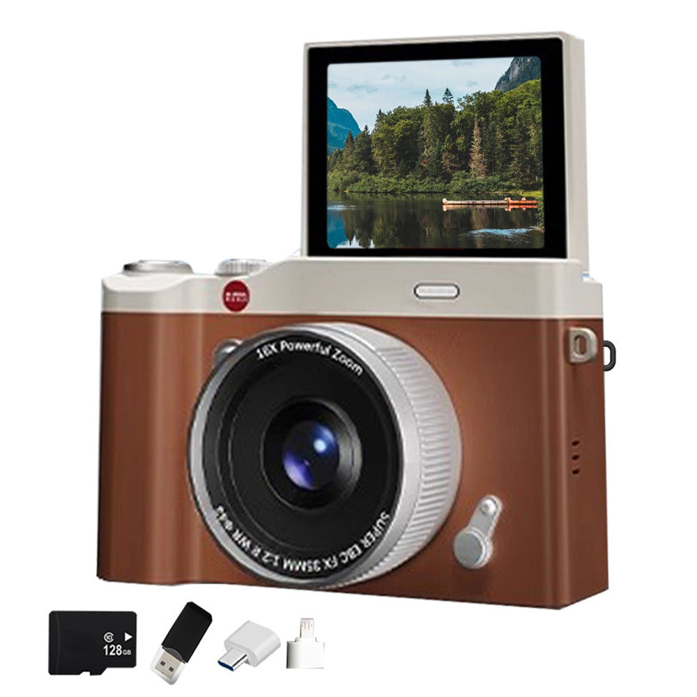 4K Digital Camera for Photography Autofocus Vlogging Camera 64MP