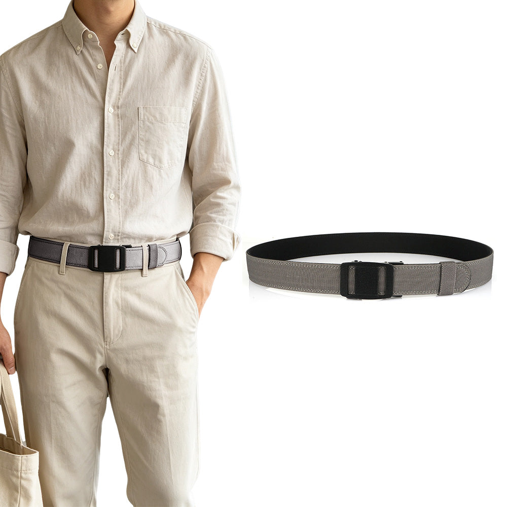Double Layer Thickened Tactical Belt with Automatic Buckle