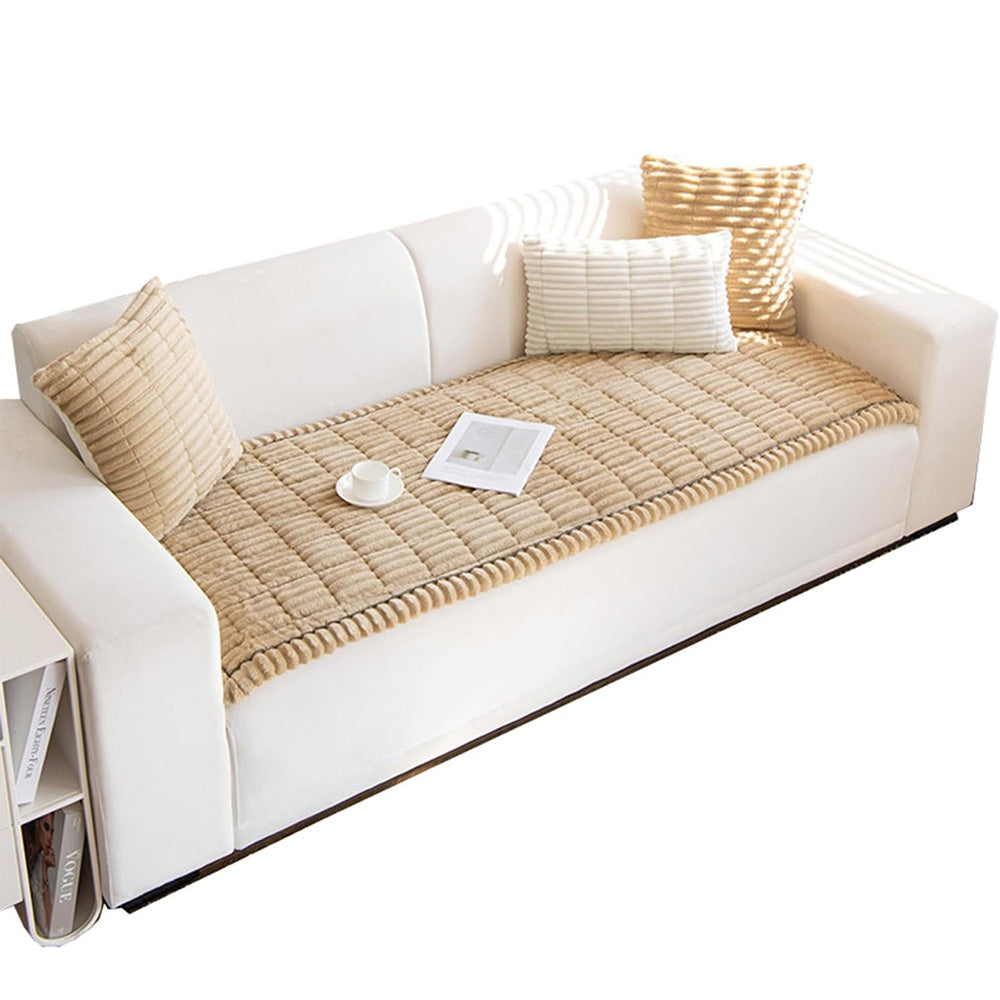 Sofa Covers Couch Cover for Dogs Washable Fuzzy Pet Couch Cushion