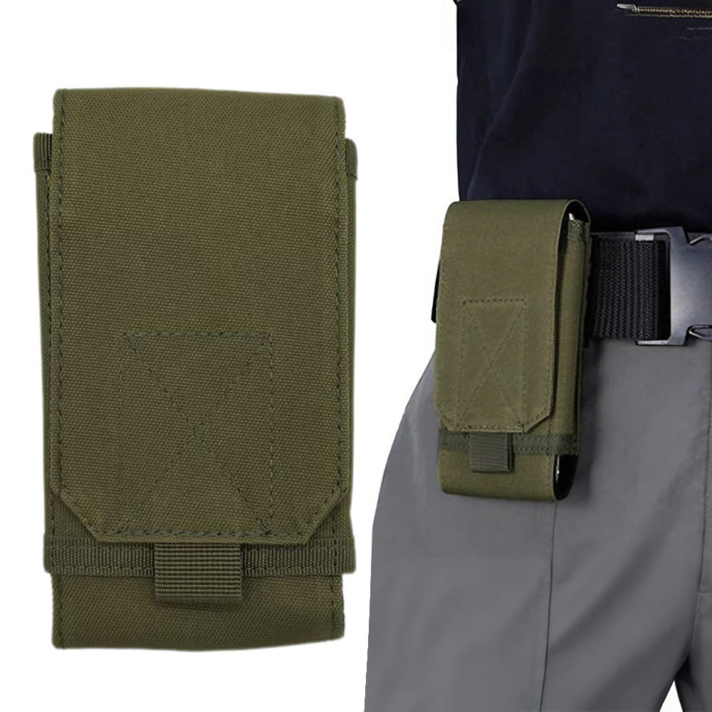 Tactical Molle Pouch for Smartphone Flip Top Outdoor Mobile Phone Pouch for Hiking Camping