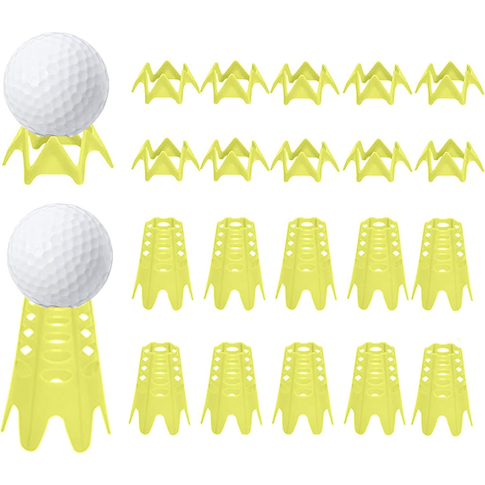 Reusable Plastic Golf Tees Lightweight for Indoor and Outdoor Golf Practice