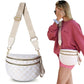Checkered Crossbody Bag Belt Bag Bum Bag For Women Sling Bag With Shoulder Strap