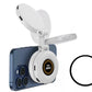 2Pcs Magnetic Phone Ring Light 3 Color Dimmable Fill Light Rechargeable Selfie Light