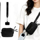 2-in-1 Phone Crossbody Strap Clear Window Card Wallet Pouch Travel Adjustable Shoulder Strap Bag