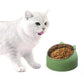 400ml Stainless Steel Tilted Pet Bowl Non-Slip Raised Feeder for Cats and Dogs
