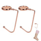 2 Pack 30mm Metal Straight Hooks for Christmas Stockings and Bags