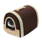 Pet Dog House Kennel Soft Beds Cave Cat Puppy Bed Doggy Warm Cushion Fold