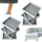 8 Pack Rubber Furniture Leg Floor Protectors with Anti Slip Textured Base
