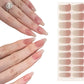 5 Set Semi Cured Gel Nail Wraps Gradient Jelly Nail Wraps UV Curable Self-Adhesive Nail Stickers DIY Nail Art