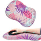 Ergonomic Wrist Rest Mouse Wrist Rest Pad Wrist Support-Pink tropics