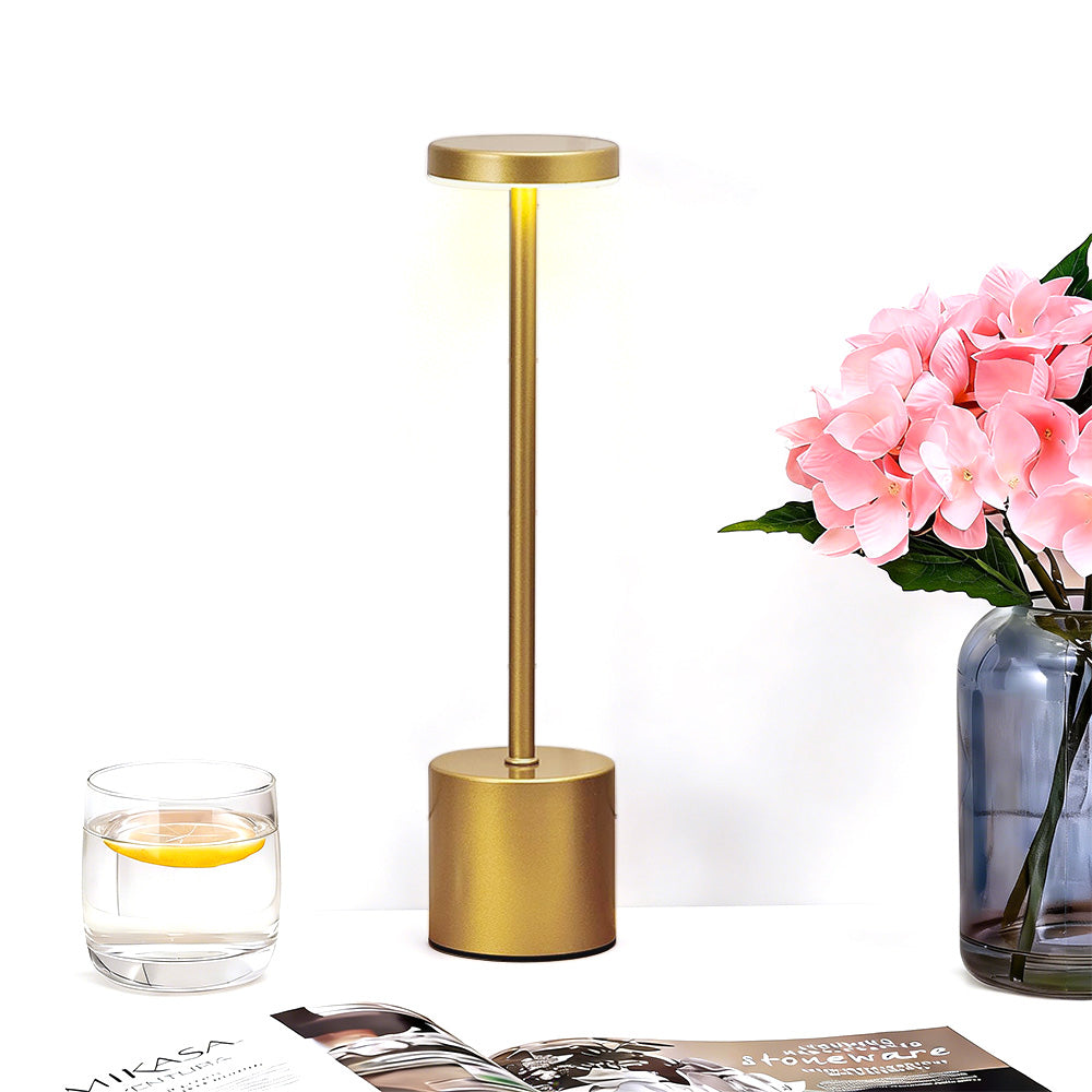 Three Color Rechargeable Touch Cordless Table Lamp for Dining Room