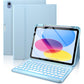 Bluetooth Keyboard Case for iPad 11th 10th Gen A16 Backlit Cover