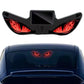 Solar Powered Devil Eyes Car Dynamic Light Car Decal Car Window Interior Decoration