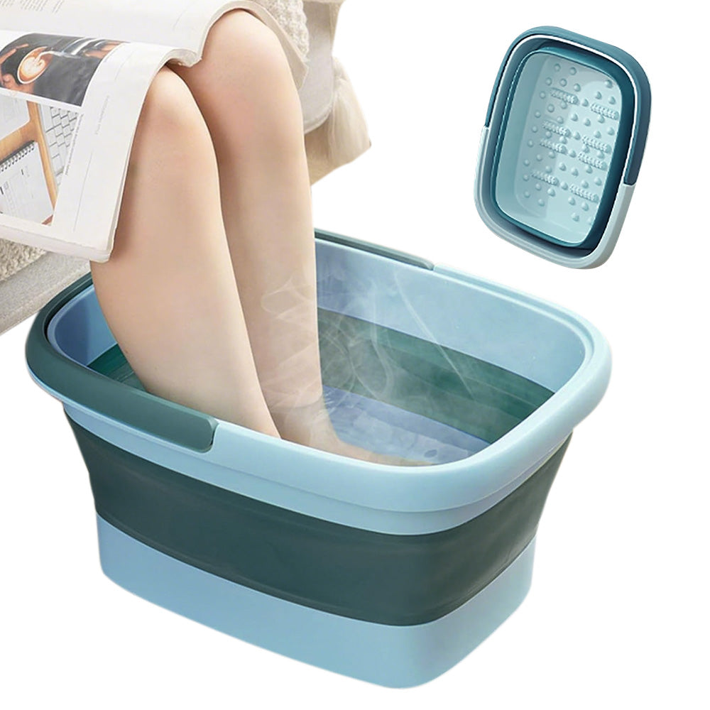 Collapsible Foot Bath Basin for Soaking Feet Foot Tub with Massage Acupoint
