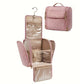 Travel Makeup Bag with Hanging Hook Large Capacity