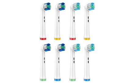 8Pcs Replacement Toothbrush Heads Compatible with Oral B Toothbrush